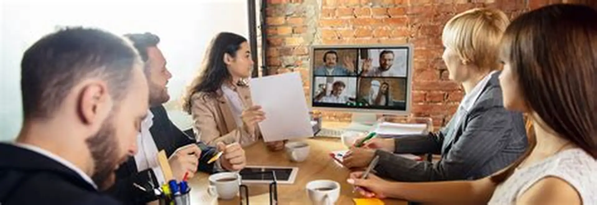 Team meeting background